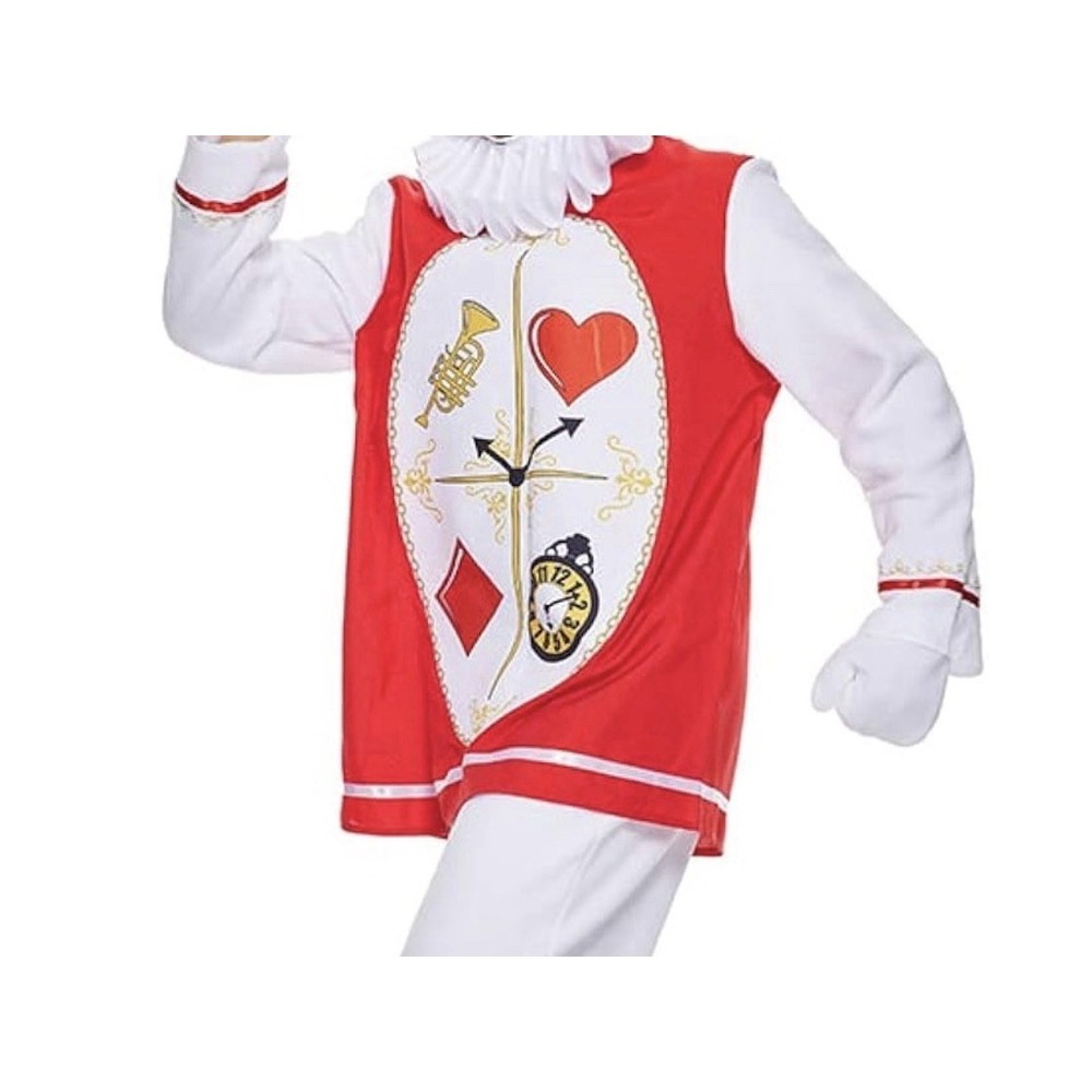 Alice In Wonderland White Rabbit Costume Pullover Only Eraspook Size Medium Mad - Picture 3 of 6